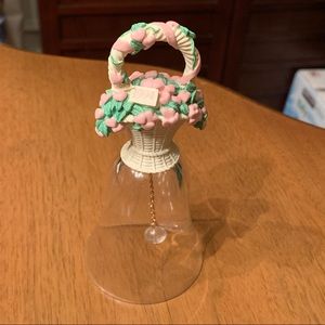 Avon 1994 “Basket of Love” Crystal Dinner Bell